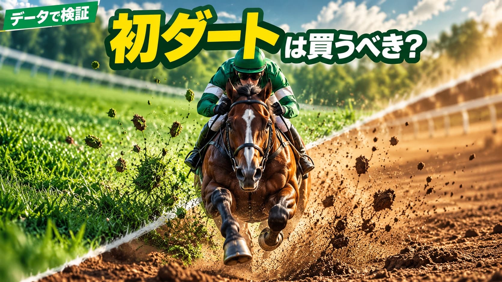 初ダート（ダート替わり）の馬は買うべき？勝率や回収率、狙いたい血統を徹底分析